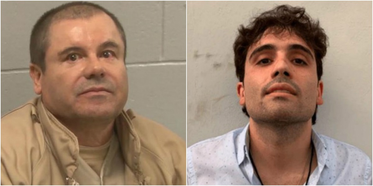 Chapo Guzmán y su hijo Ovidio Guzmán López.