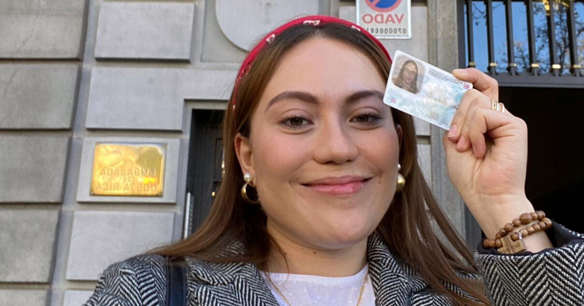 Valeria Solano nunca ha votado en Costa Rica, esta será la segunda ocasión en que ejerce su derecho y será nuevamente en sueño español.