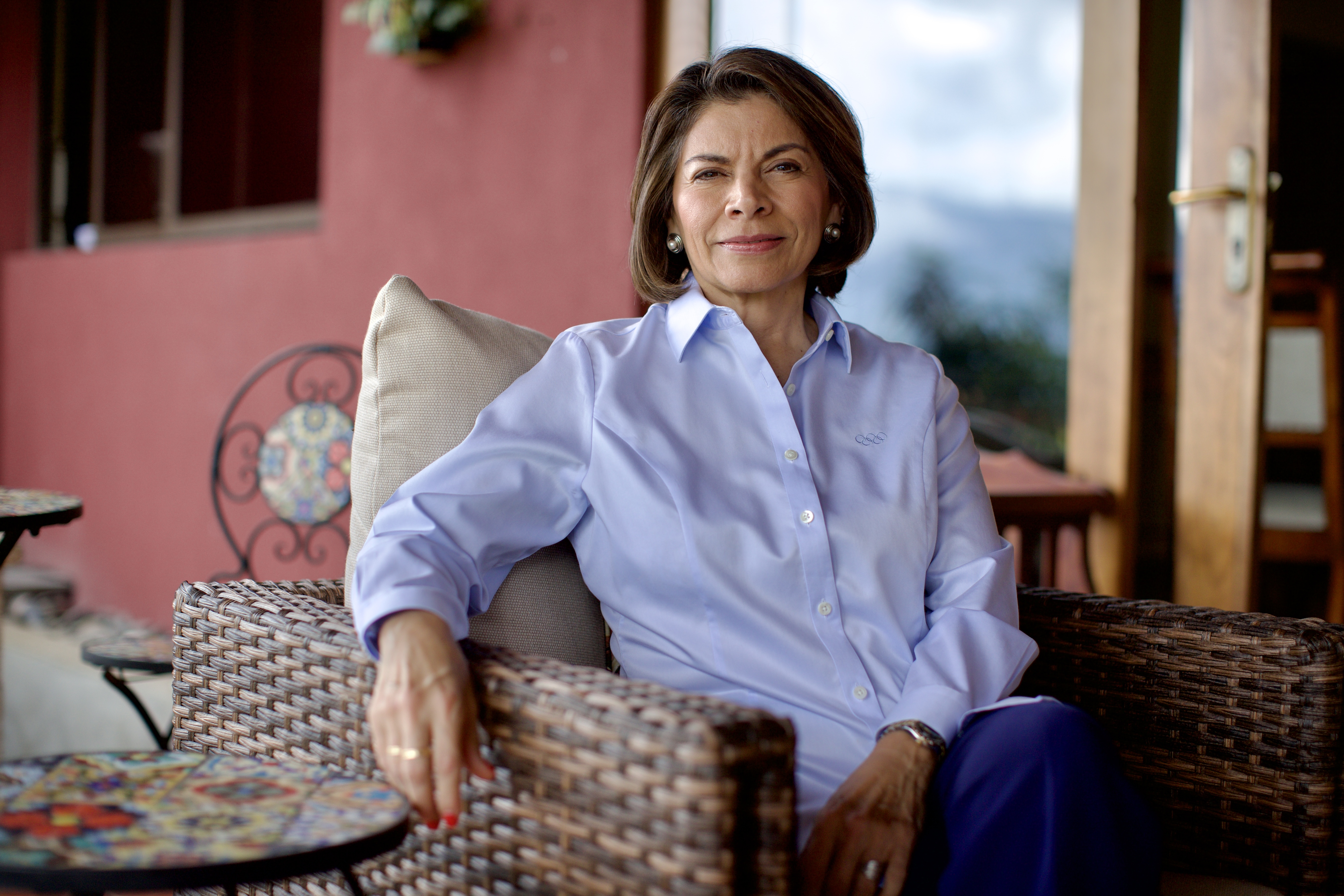 29/07/2022, San José, Escazu, entrevista con la ex presidenta de la República Laura Chinchilla después de su renuncia al partido Liberacion Nacional.