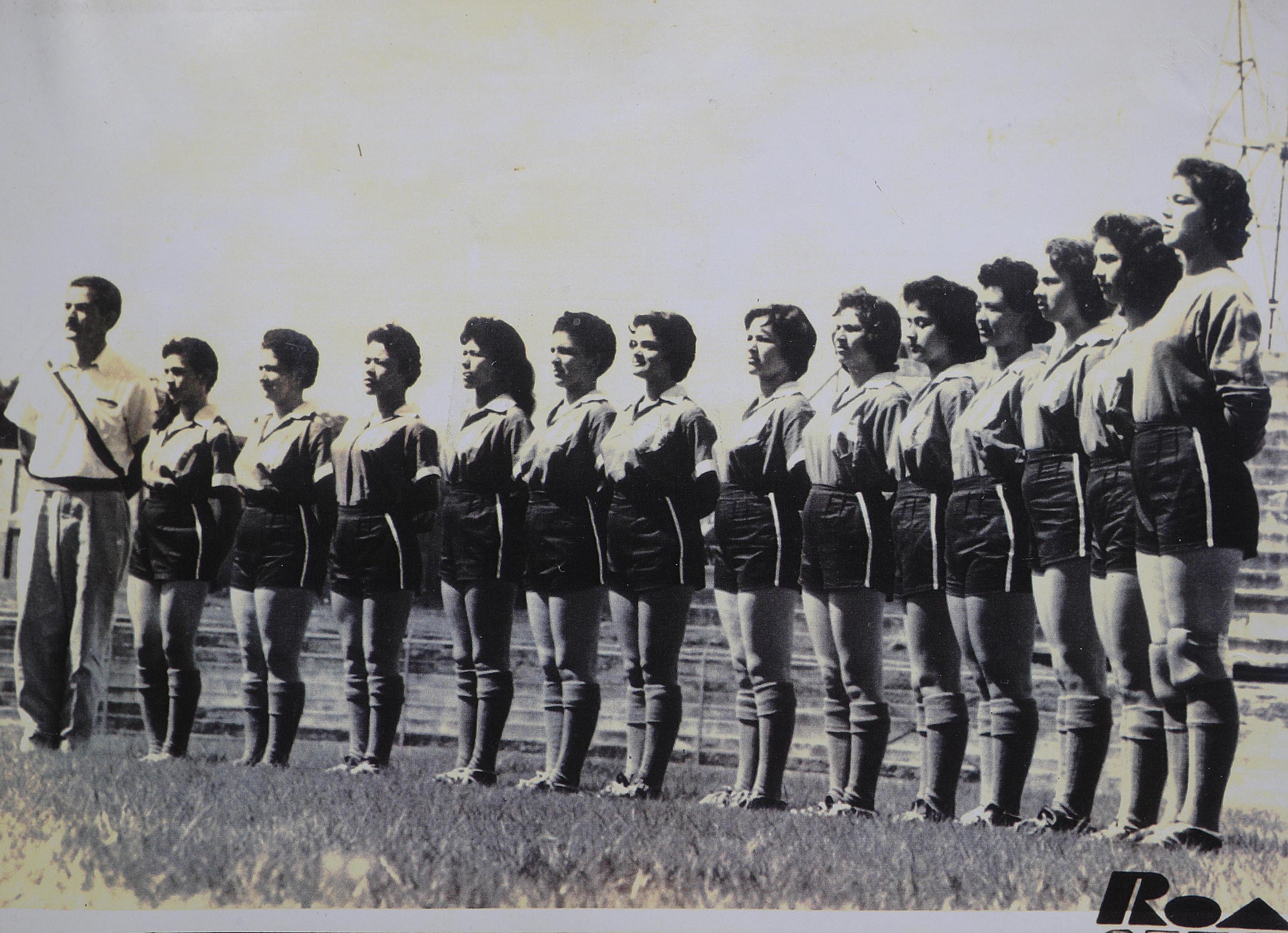 14/02/2022 Santa Marta de Montes de Oca. Ana Emilia Morales, jugadora del Deportivo Femenino CR, el primer equipo de fútbol femenino del país. Grupo de jugadoras que los hermanos Bonilla Alvarado volvieron a conformar en 1959.