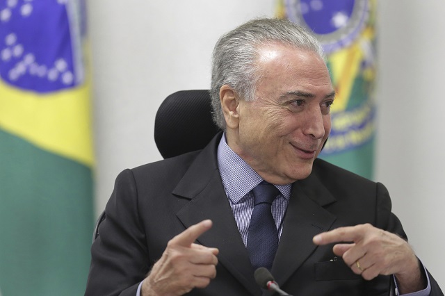 El presidente de Brasil, Michel Temer