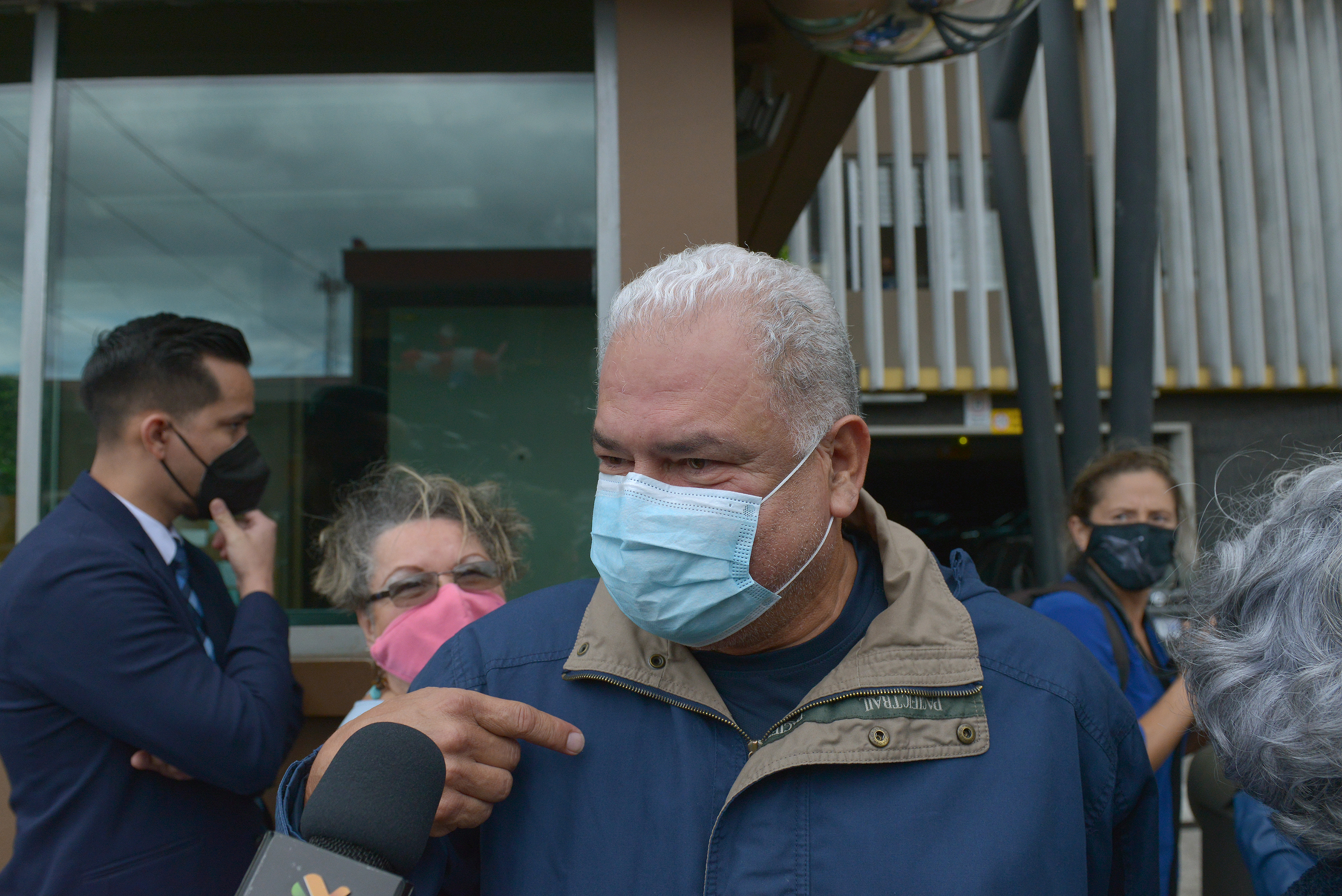 17 de noviembre del 2021. Segundo Circuito Judicial de San José. Los alcaldes implicados en el caso Diamante fueron liberados esta tarde a eso de las 2:30 p.m. En la foto: Arnoldo Barahona alcalde de Escazú.