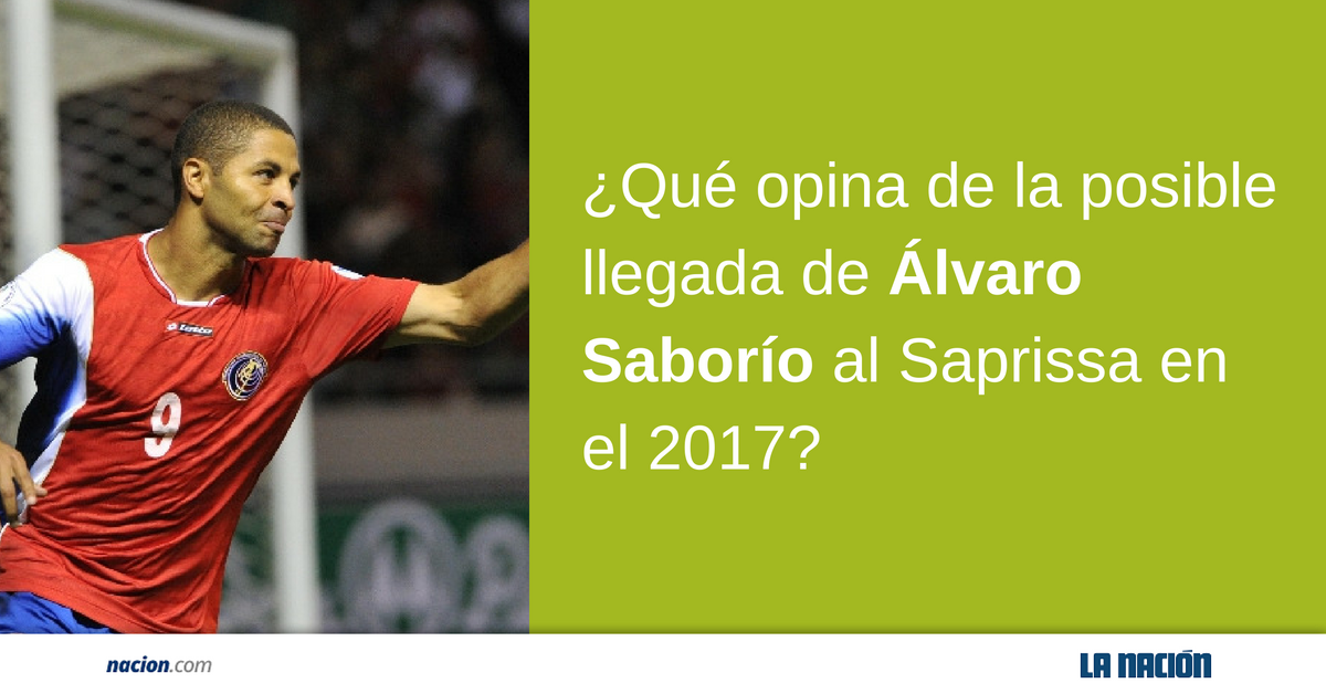 Álvaro Saborío podría volver a jugar con Saprissa el otro año.