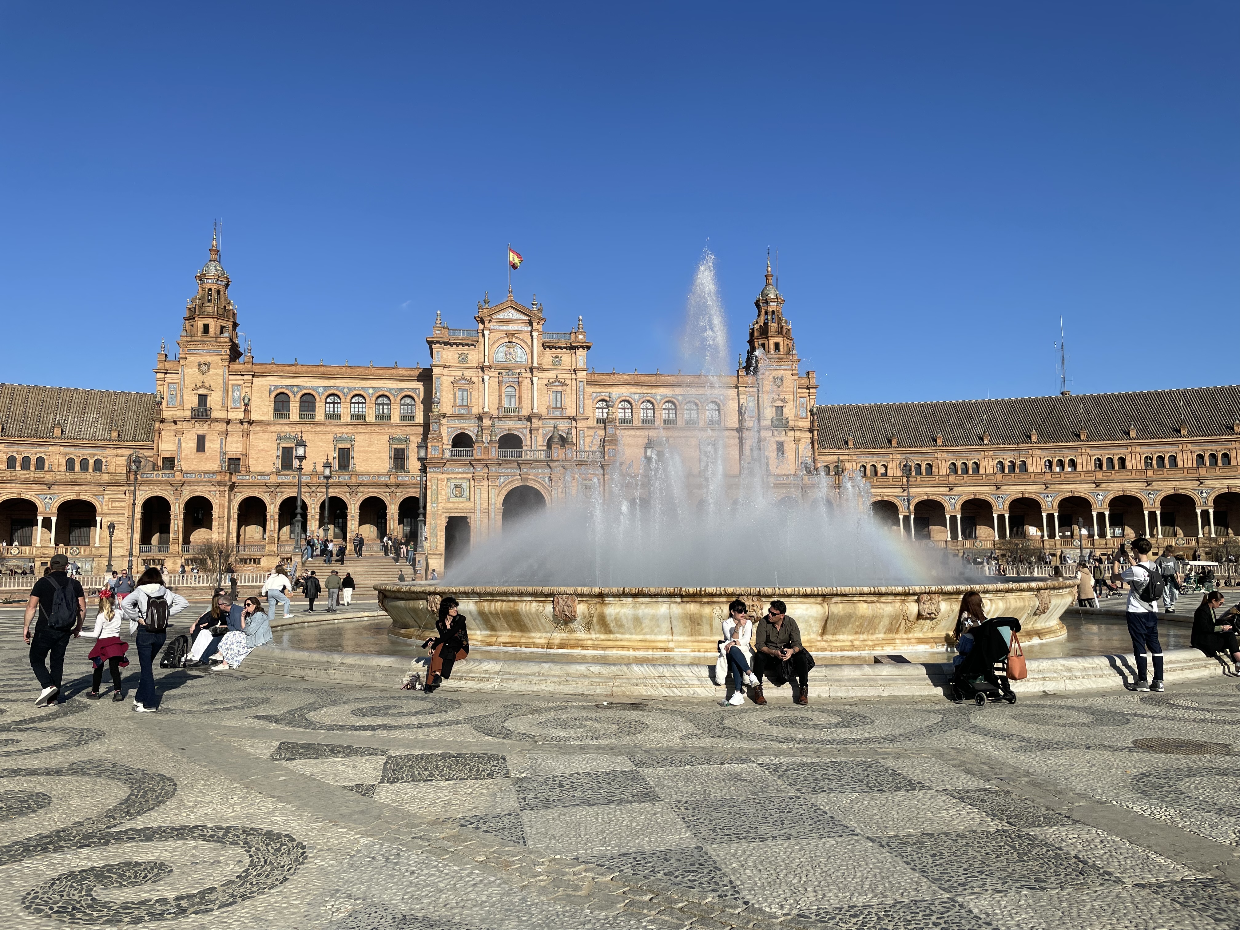 Plaza de España en Sevilla.