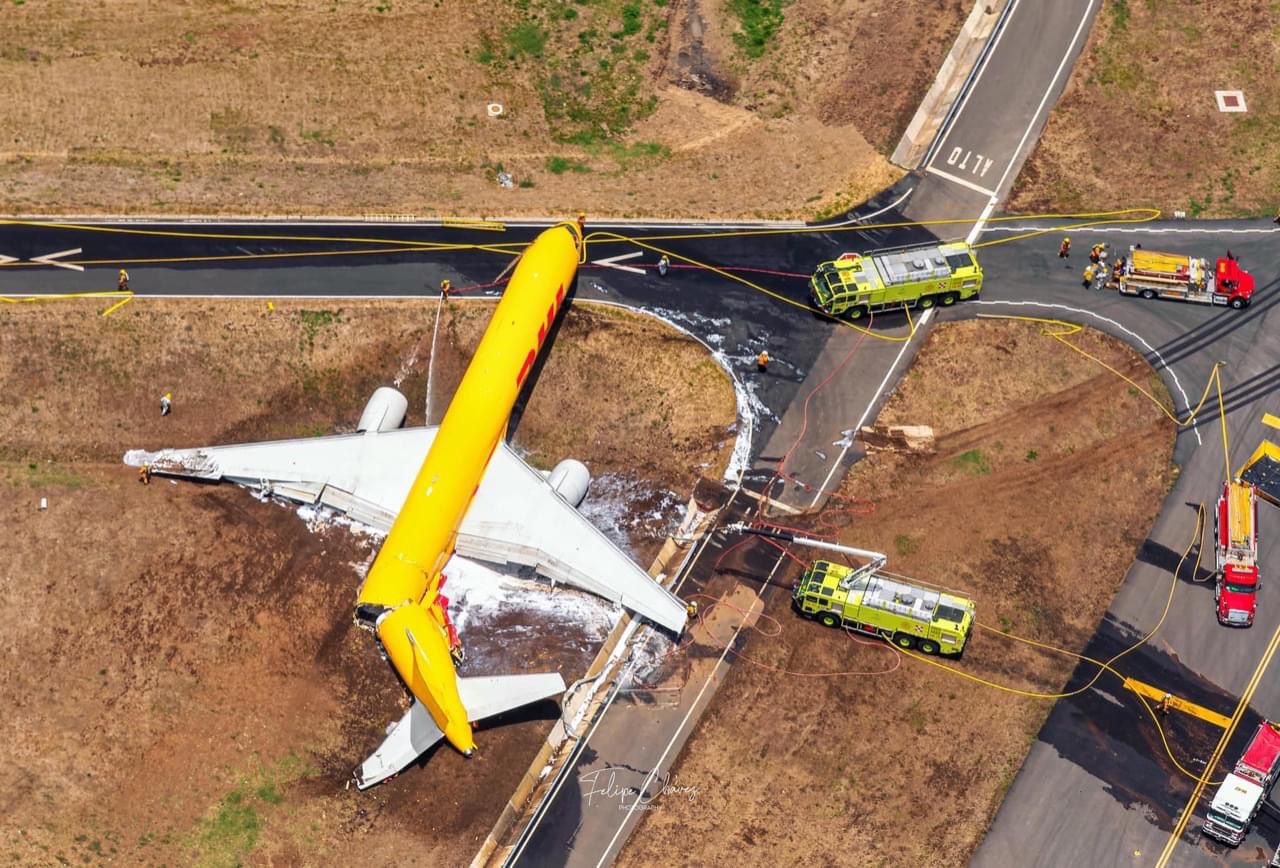 Accidente DHL Juan Santamaría