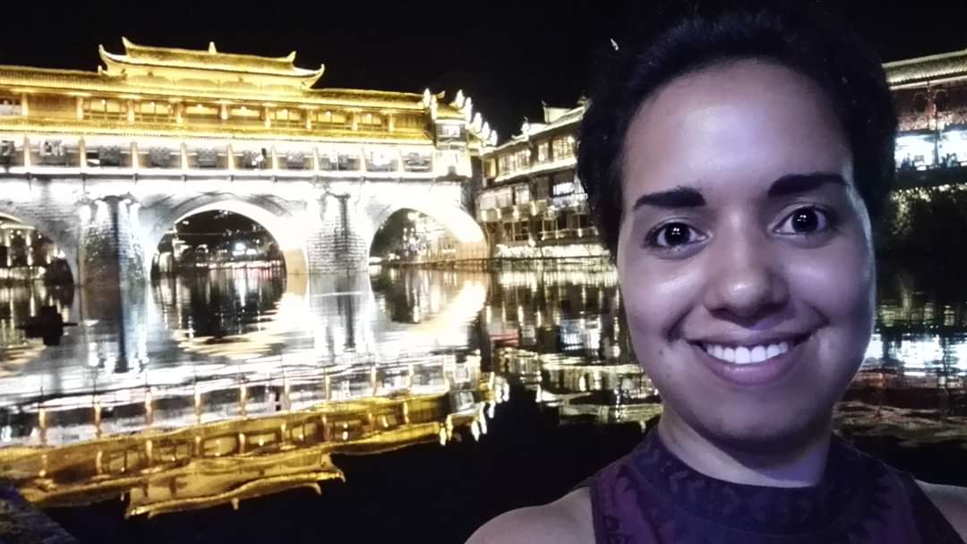 La costarricense María Belisa Torres Pérez lleva cuatro años en China.
