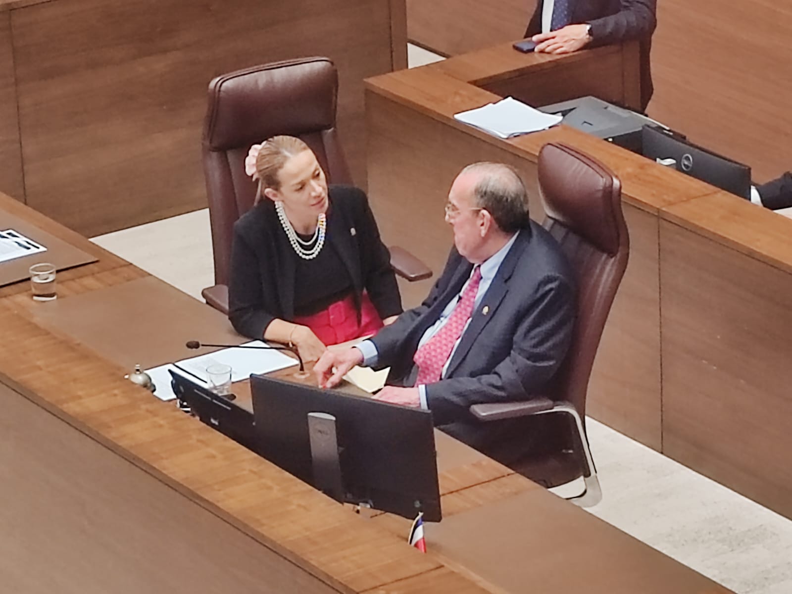 La diputada Montserrat Ruiz, del PLN, confirmó que respaldará la reeleción de Rodrigo Arias a la presidencia del Directorio legislativo, para un tercer periodo. Foto: Aarón Sequeira