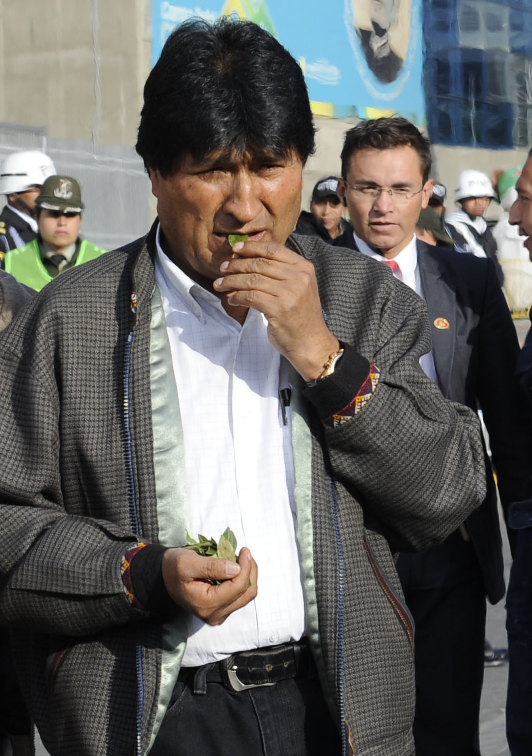 El presidente de Bolivia, Evo Morales, durante un ritual Aymara el 15 de diciembre de 2016.