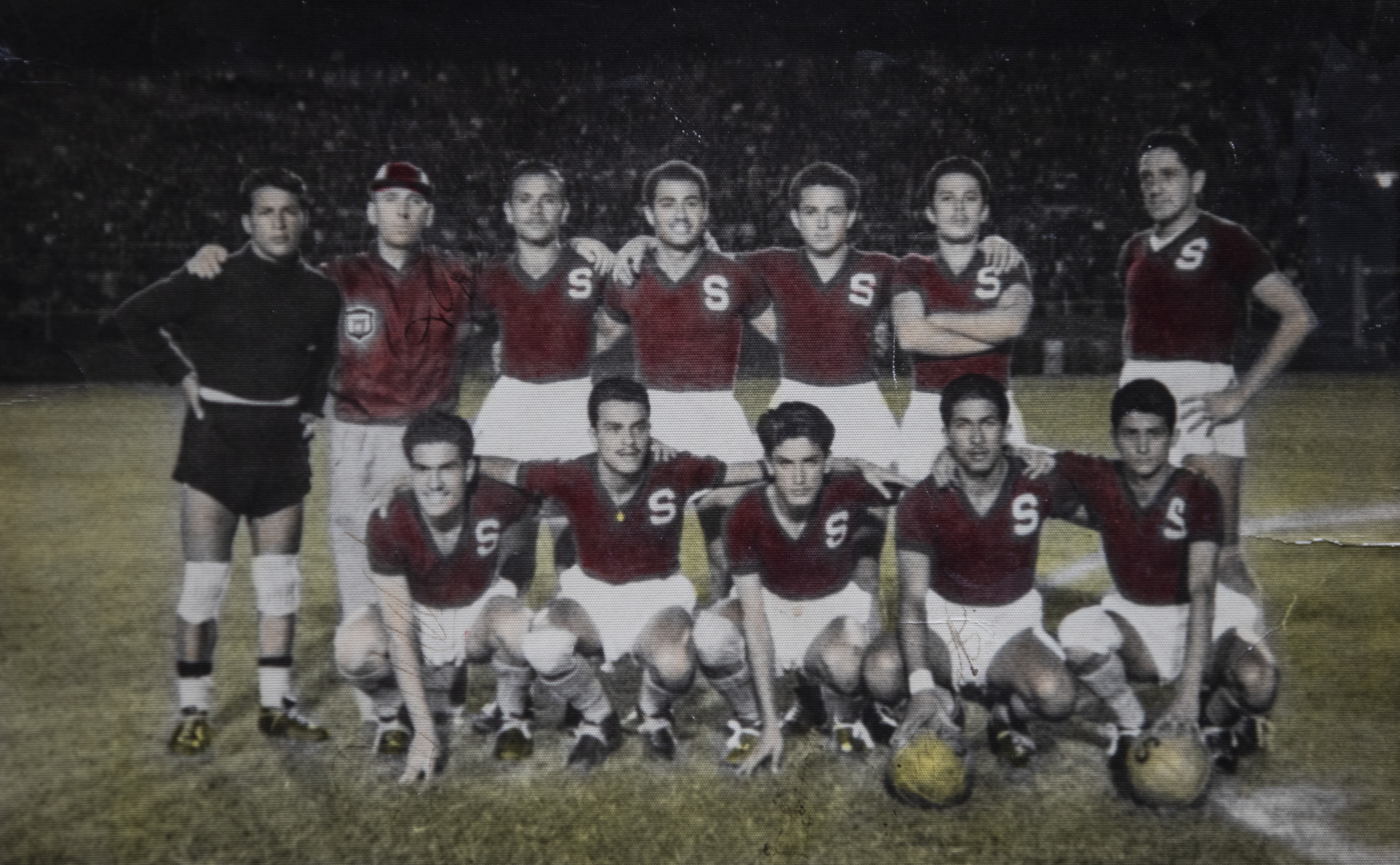 15/05/2019. Hatillo 4, San José, Costa Rica. Entrevista con Jorge " Cuty " Monge exjugador de Saprissa. En la Foto fila de abajo 3 jugador de izquierda a derecha, Cuty Monge. Fotografía: Alejandro Gamboa Madrigal
