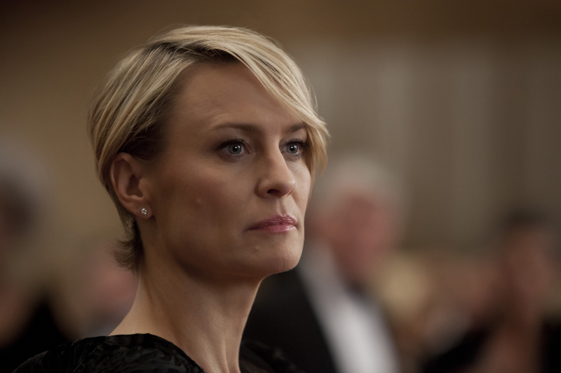Robin Wright es Claire Underwood en House of Cards. Cortesía de Netflix.
