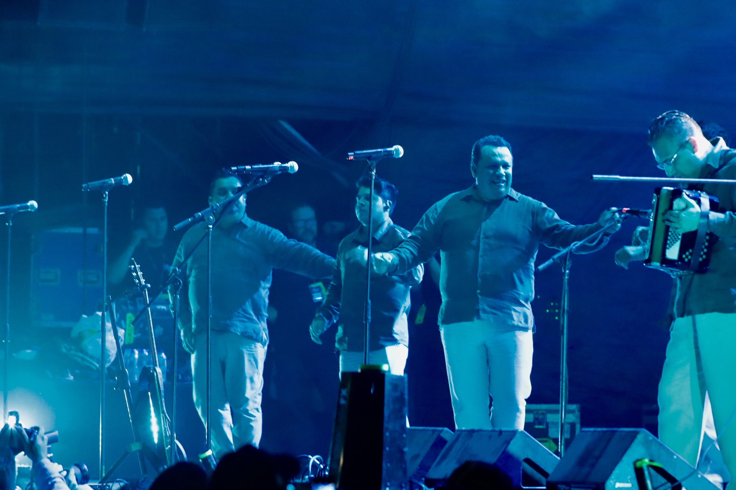 18/01/2020 concierto Los Ángeles Azules en las fiestas de Santa Cruz .fotos Alonso Tenorio