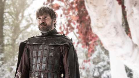 Jaime Lannister enfrenta el peso de sus accciones pasadas contra los Targarien y los Stark tras su llegada a Winterfell.