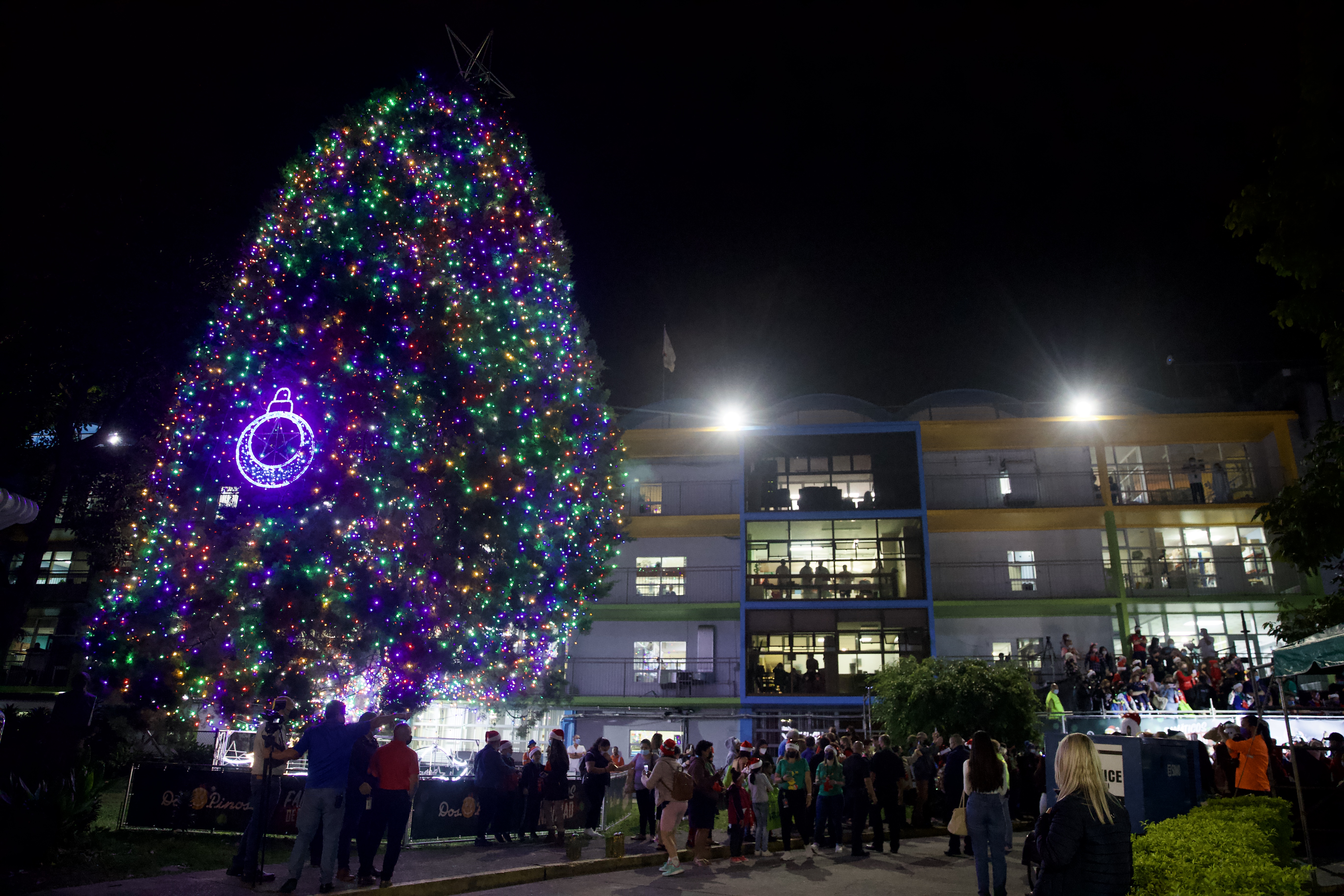 Árbol de Navidad del Hospital de Niños se iluminó con ilusión pero sin  público | La Nación