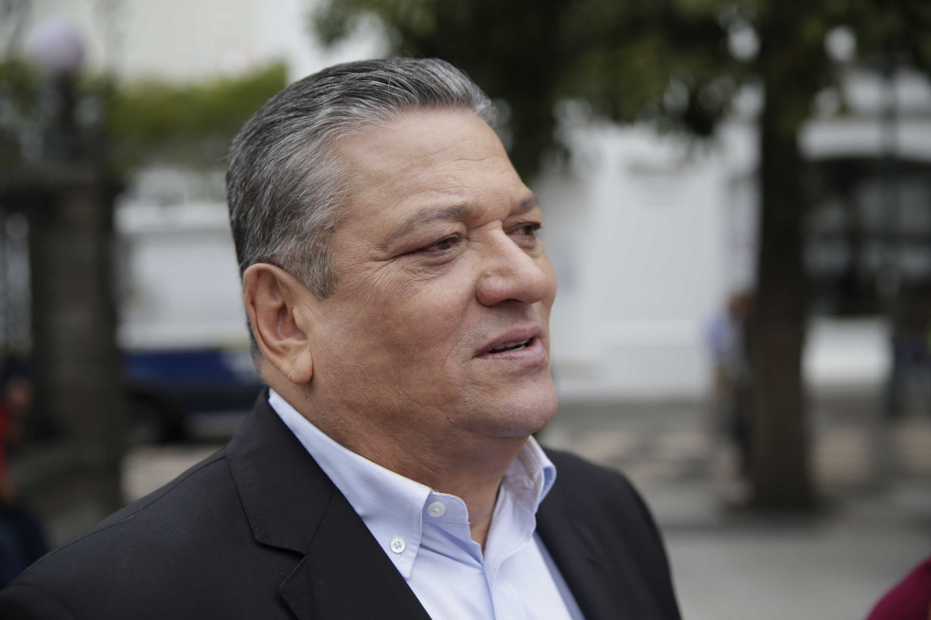 29/11/2018. San José, Costa Rica. Presentación del mariscal del Festival de La Luz, Ernesto Fonseca (silla de Ruedas) En la Actividad Estuvo Presente Johnny Araya Monge Alcade de San José, Jorge Vargas Presidente del Consejo Municipal de San José (corbata anaranjada) Jorge Villalobos Coordinador Festival de la Luz (de traje sin Corbata y anteojos) y la vicealcaldesa de San José Paula Vargas. fotografía: Alejandro Gamboa Madrigal