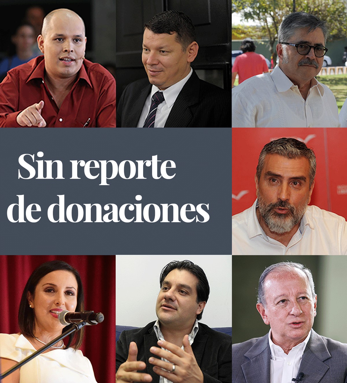 No entregaron sus reportes de octubre el Partido de los Trabajadores, el PASE, el PIN, el Movimiento Libertario, Renovación Costarricense, el Republicano Social Cristiano y Nueva Generación.