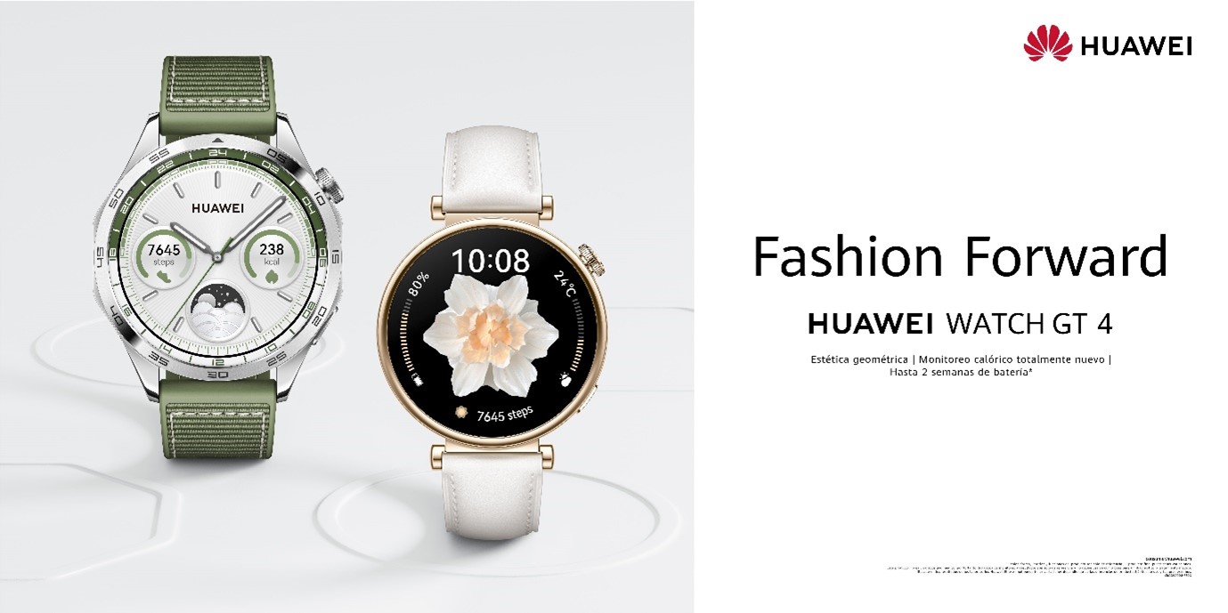 Mantente en movimiento con los nuevos Huawei Watch GT4