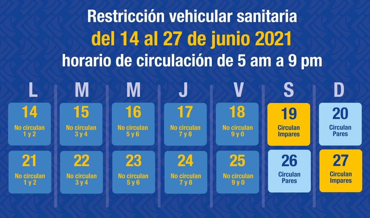 Restricción Vehicular - Restriccion Vehicular Horario Se ...