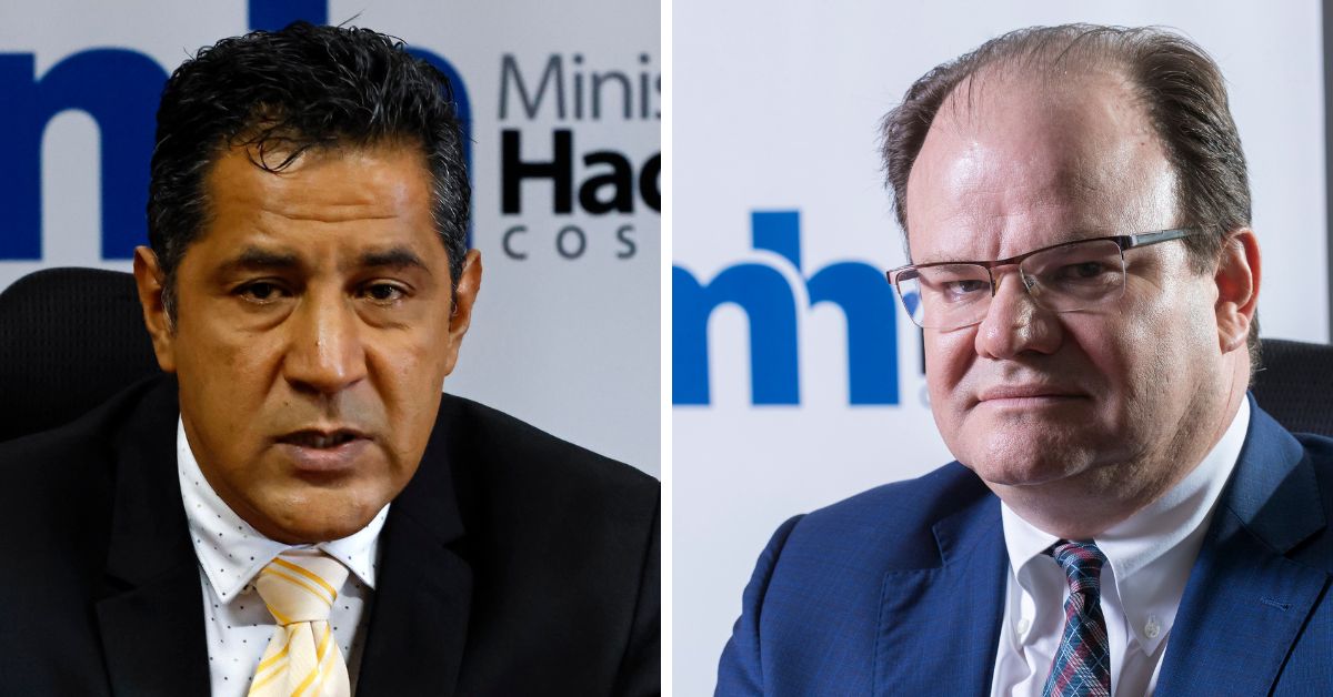 El ministro de Hacienda, Nogui Acosta, acusó al exjerarca de esa cartera, Elian Villegas, de asumir un compromiso con la UE sobre reforma al impuesto de la renta que desde el Poder Ejecutivo no se podía asumir, pues depende de los diputados.