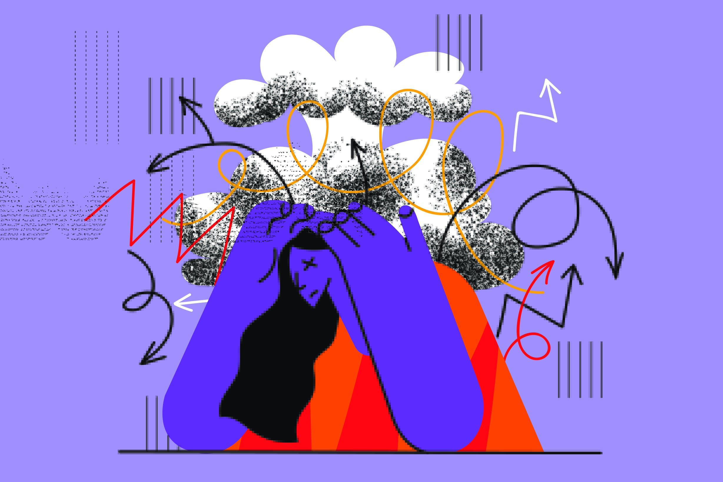 Las mujeres son quienes más tienen problemas de migrañas y otros dolores de cabeza.
Ilustración: Shutterstock
