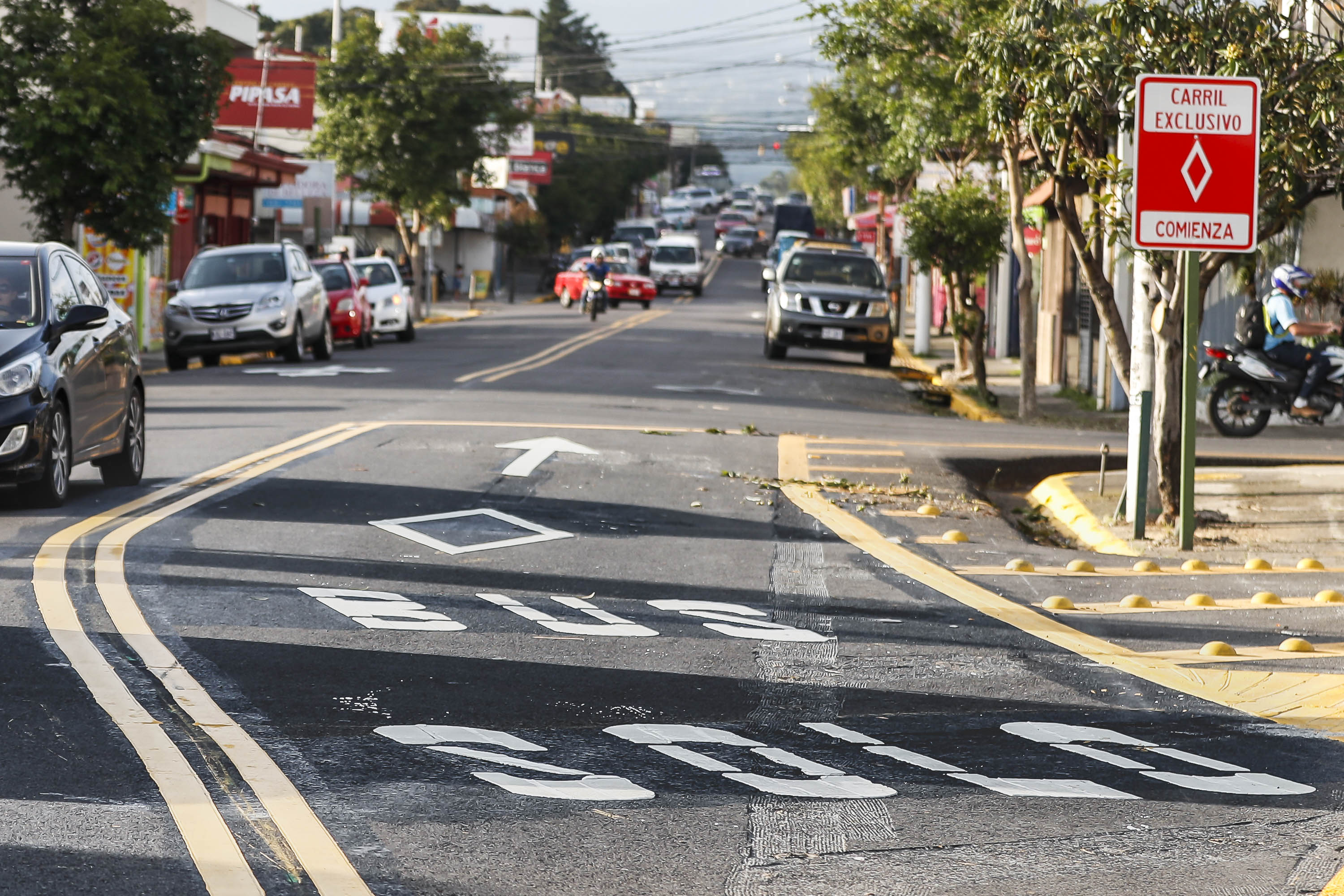 08/08/2017, San José, Tibás, fotografías de los cambios en las vías del centro de Tibás que se van a realizar para evitar las presas en la ruta hacia Santo Domingo. Fotografía José Cordero