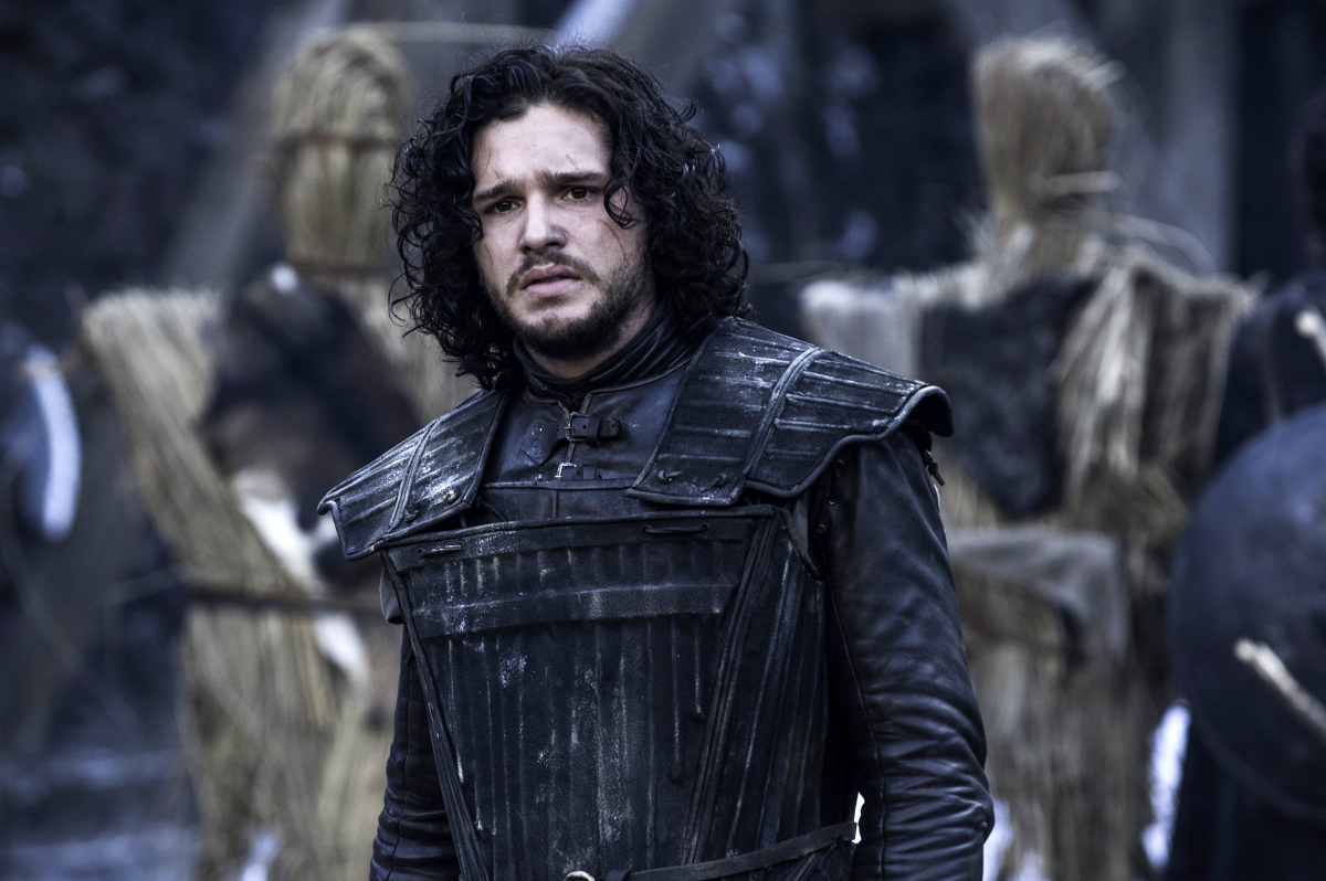 This image released by HBO shows Kit Harington in a scene from "Game of Thrones." The series garnered 19 Emmy Award nominations on Thursday, July 10, 2014, including one for best drama series. (AP Photo/HBO, Helen Sloan)