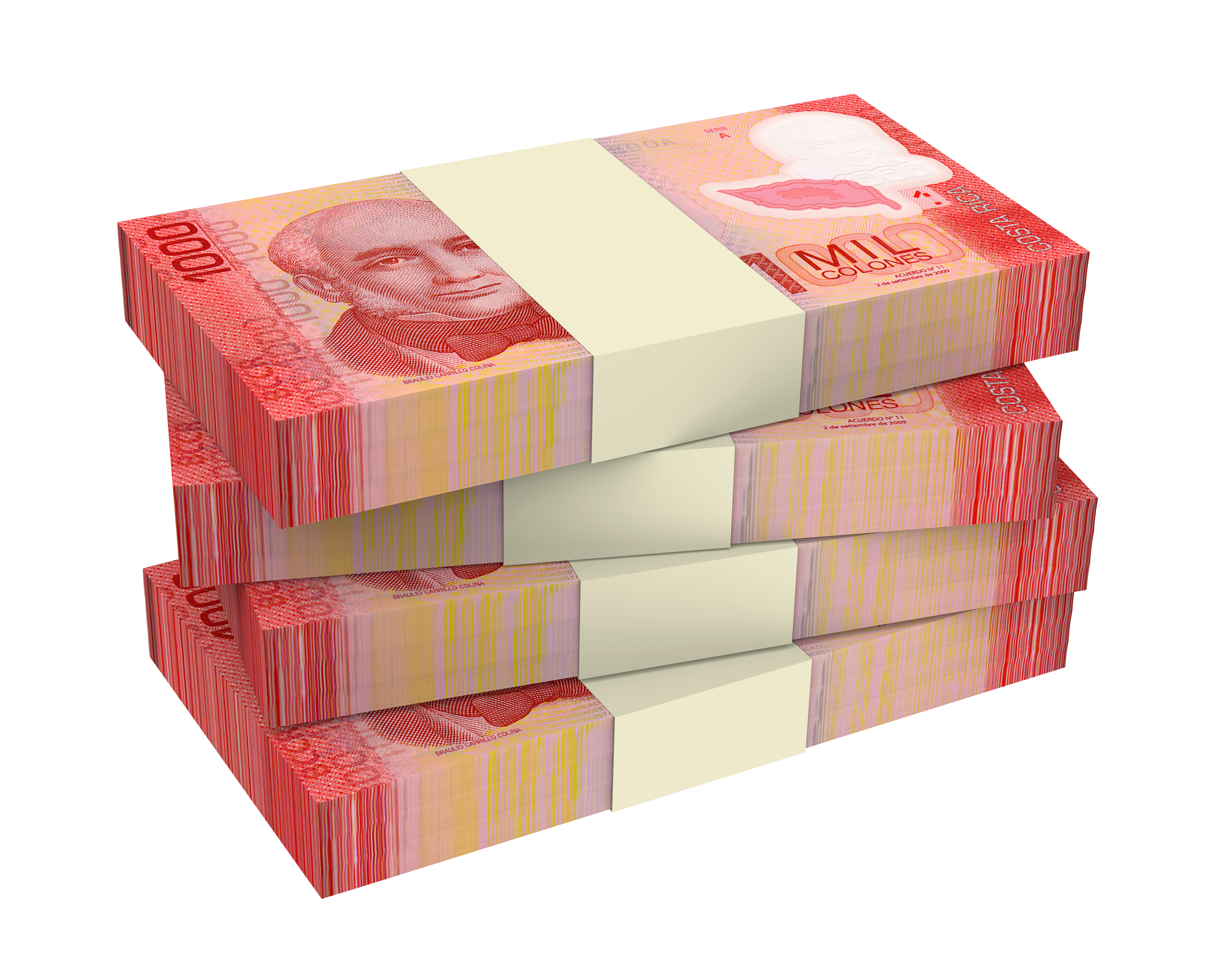 billetes mil colones. crédito shutterstock