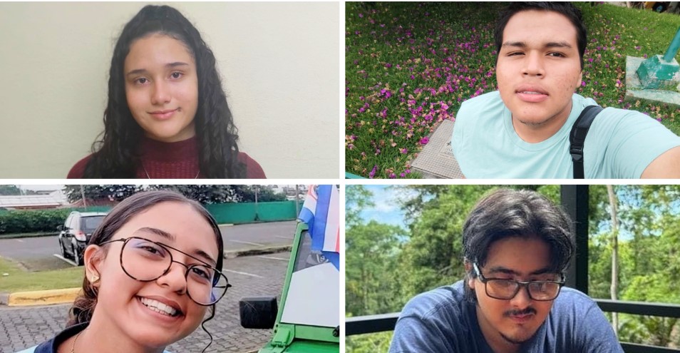 Imagen con cuatro jóvenes: dos mujeres y dos hombres