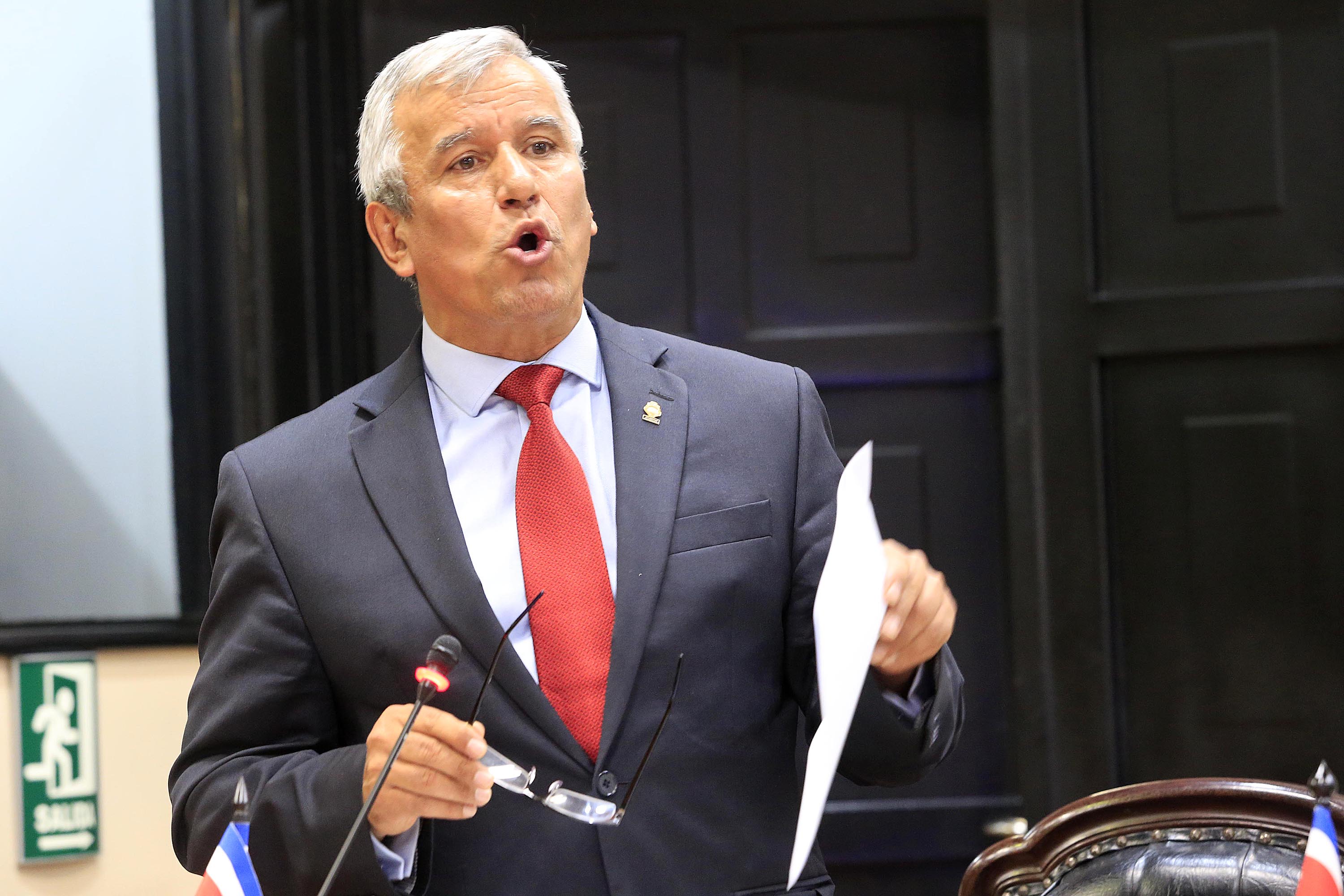 06/09/2018 Asamblea Legislativa. Sesión de Plenario Legislativo. Diputado Victor Morales Mora, del PAC. Foto: Rafael Pacheco