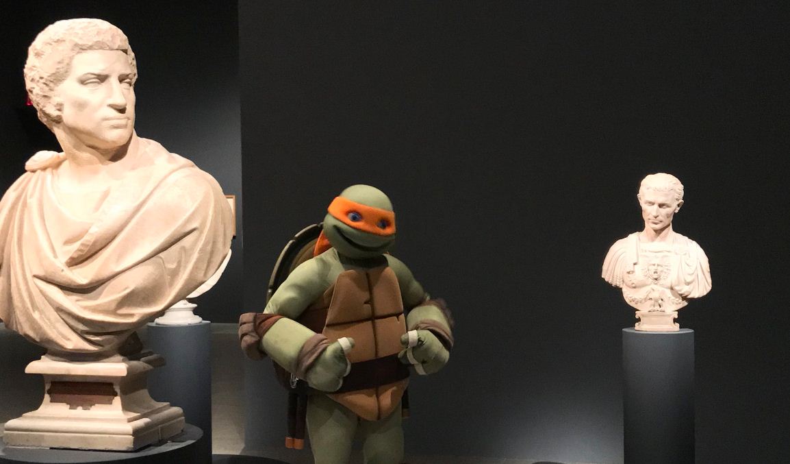 Cowabunga! Las Tortugas Ninja se apoderan de la Sala Garbo