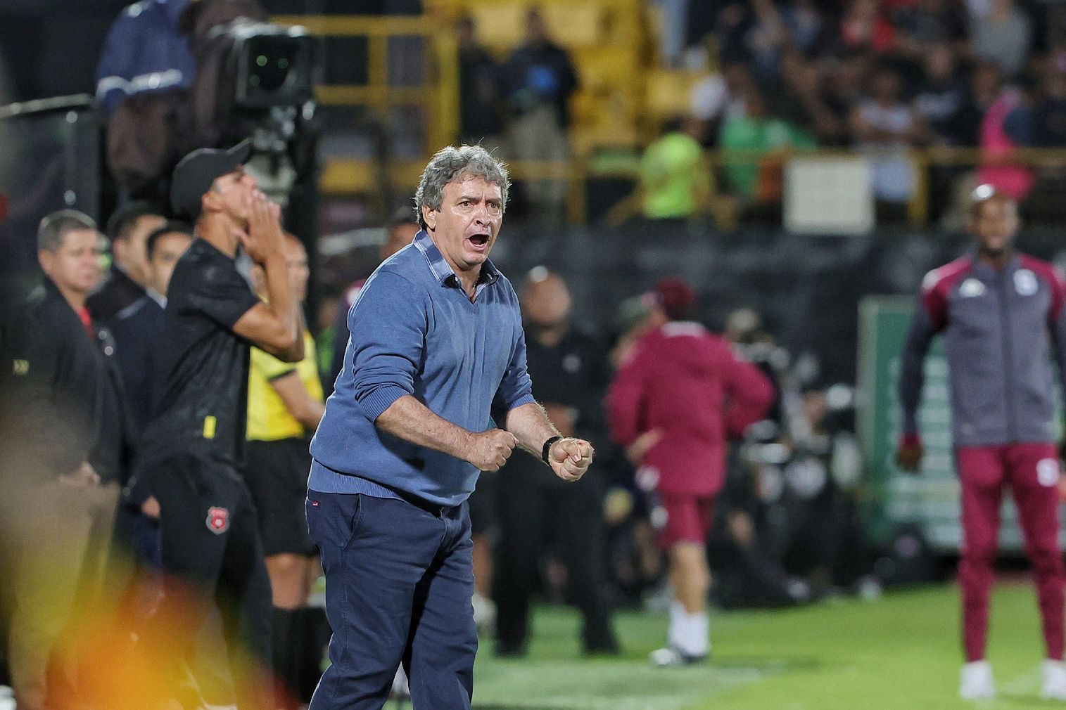 21/04/2025, Alajuela, Estadio Alejandro Morera Soto, partido de la jornada 19 del torneo de clausura 2025, entre Liga Deportiva Alajuelense y el Deportivo Saprissa.