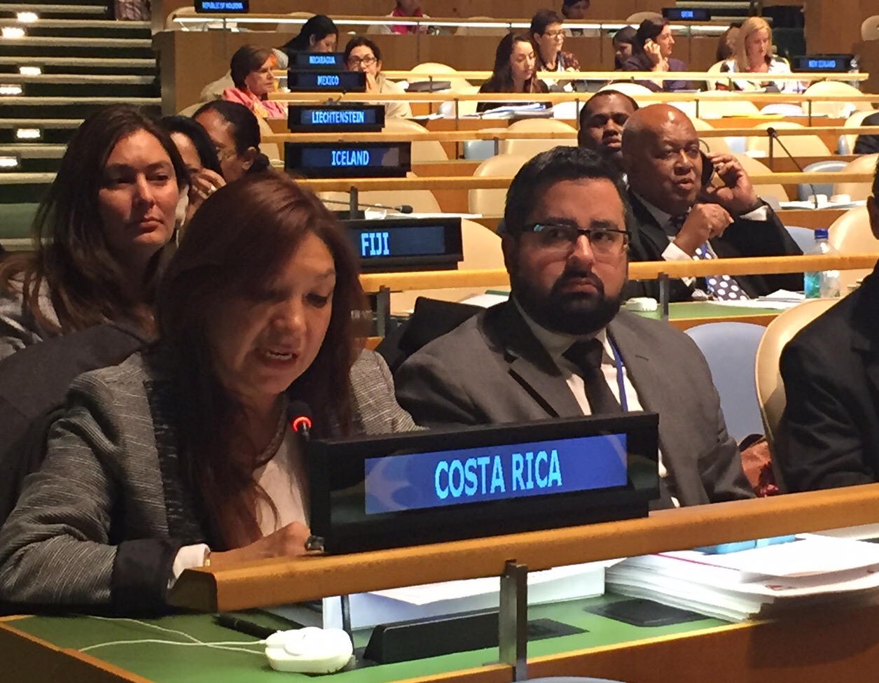 Juan Carlos Mendoza en la ONU.