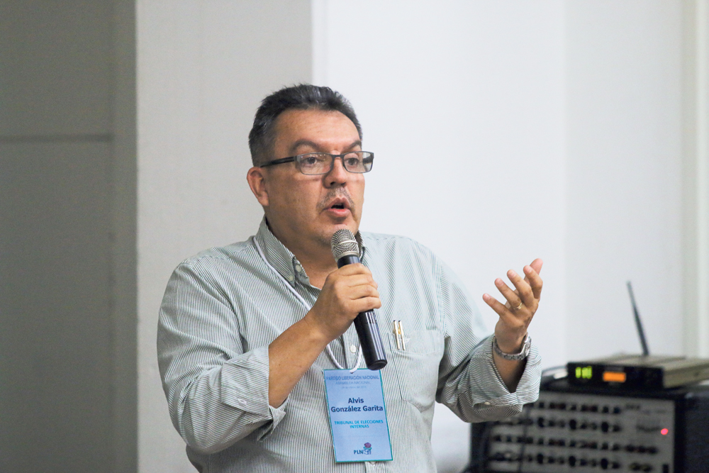 Alvis González, presidente del Tribunal de Elecciones Internas, afirma que no apoya ninguna tendencia en el PLN. | ARCHIVO