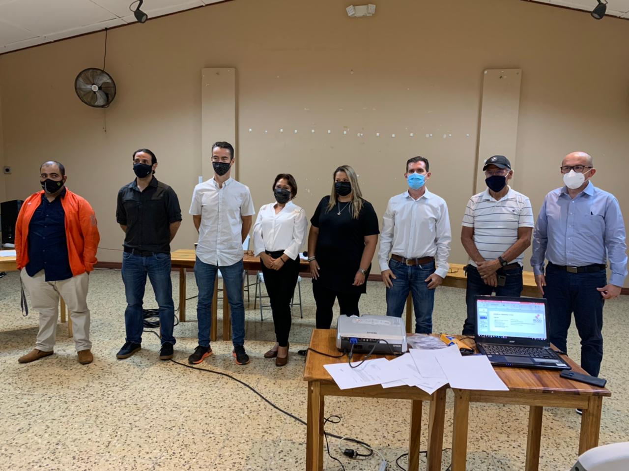 Este es el nuevo grupo que integra la Junta Directiva de la Fecoci, con Óscar Ávila como presidente. Fotografía: Prensa Fecoci
