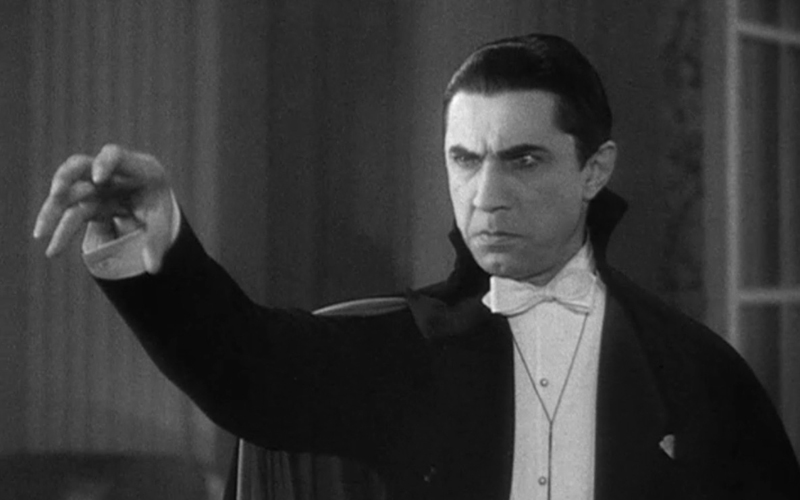 Bela Lugosi en su famosa interpretación de Drácula.