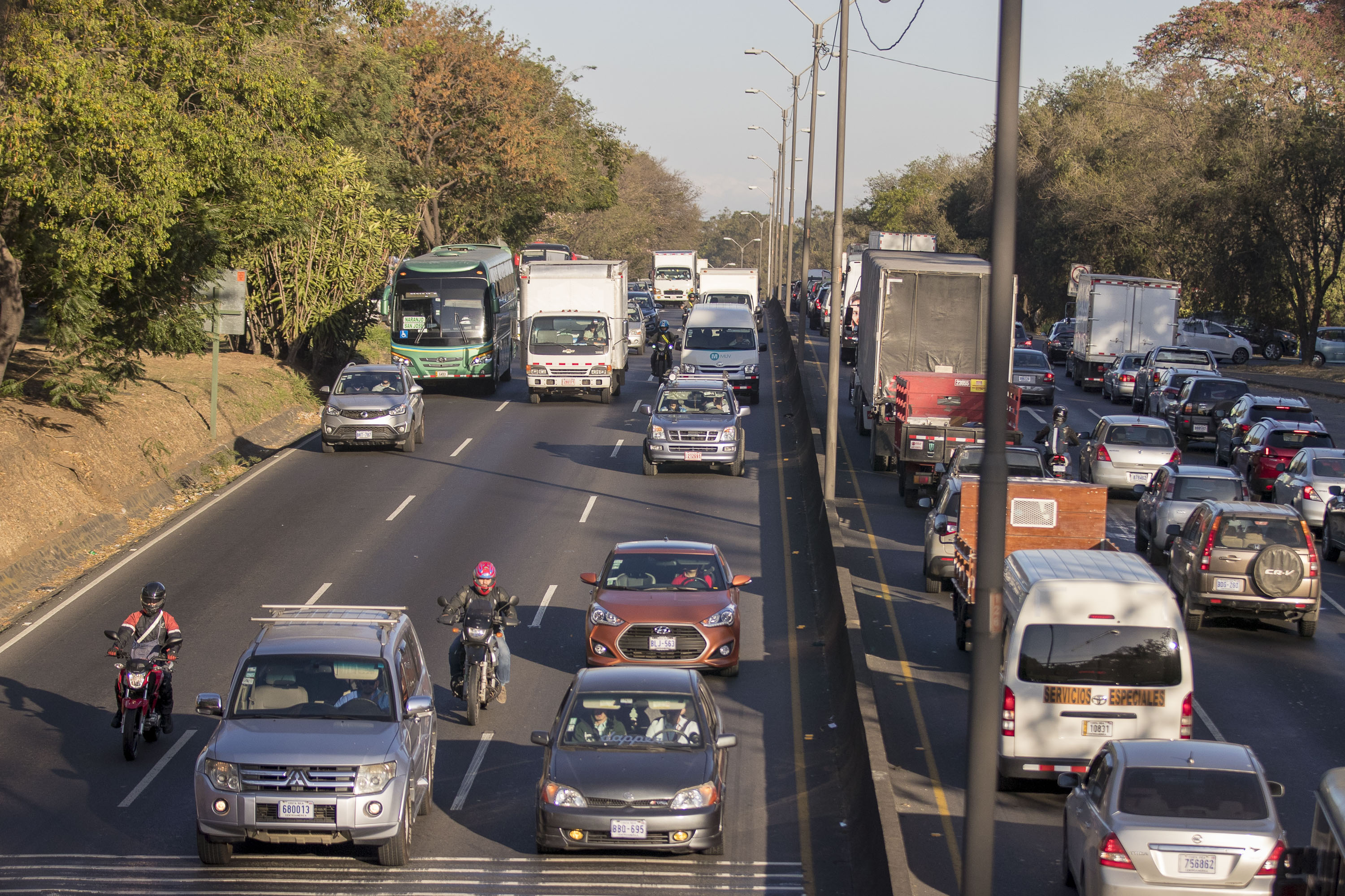 15/03/2018, Alajuela, recorrido por el Invu Las Cañas y Río Segundo, para ver si se hacia mucha presa debido al cierre de la carretera en el cruce de el Invu Las Cañas y la salida a la pista General Cañas. Fotografía José Cordero