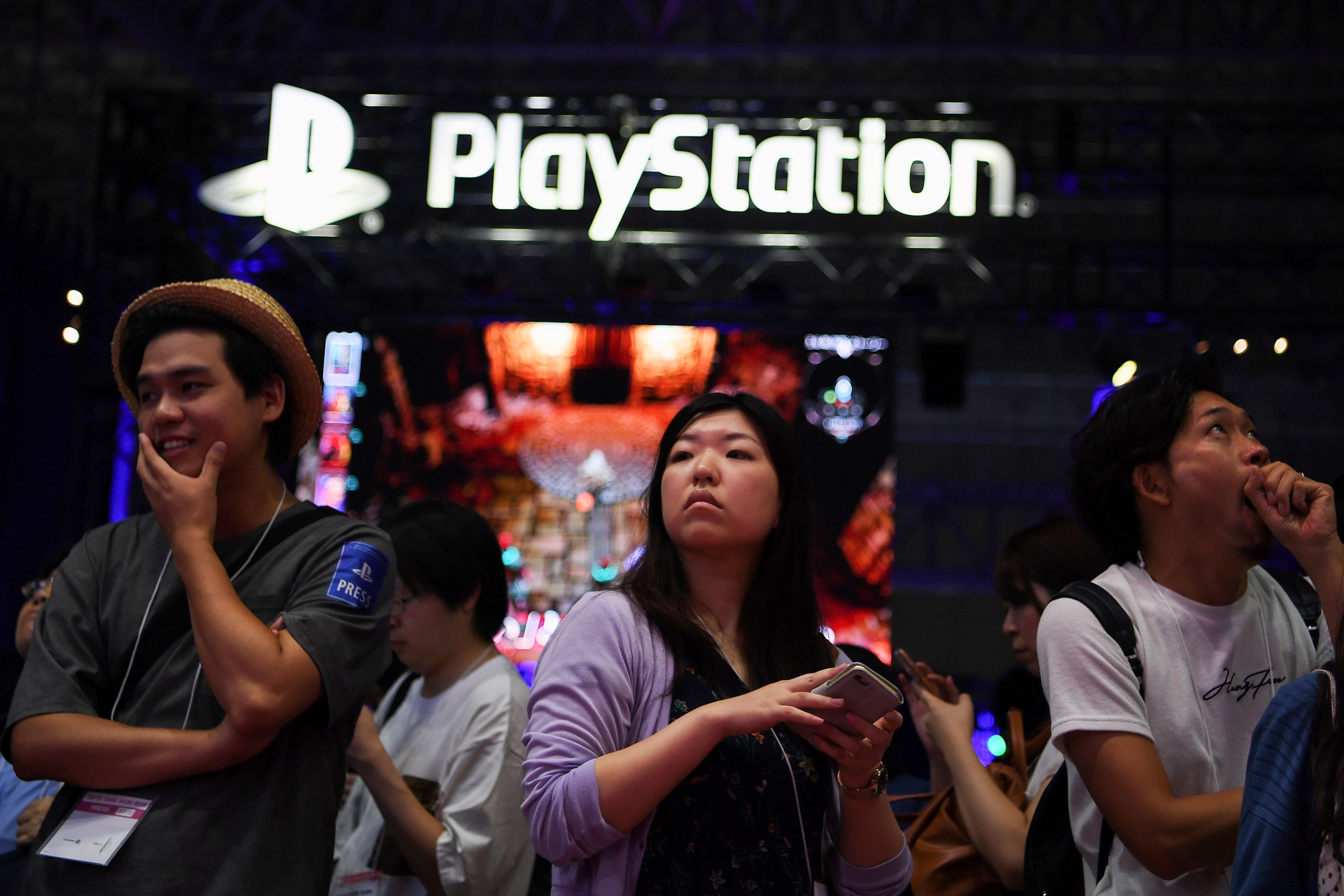 Exhibición de Sony Playstation enTokyo Game Show en Makuhari. Este es uno de los servicios gravados ahora con el 13% de IVA. Foto: AFP