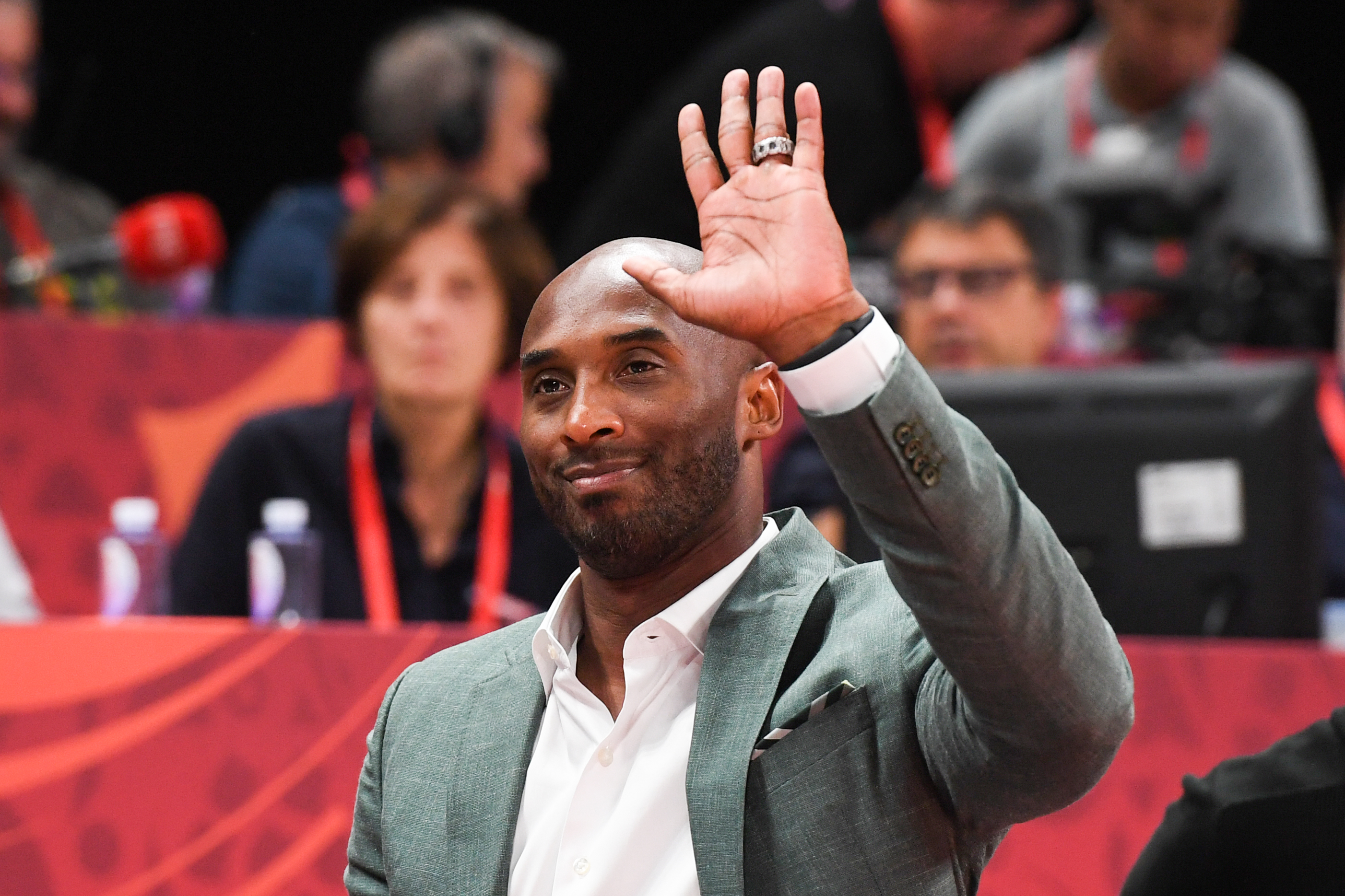 Imagen del exbasquetbolista Kobe Bryant tomada el 13 de setiembre anterior. Fotografía: AFP