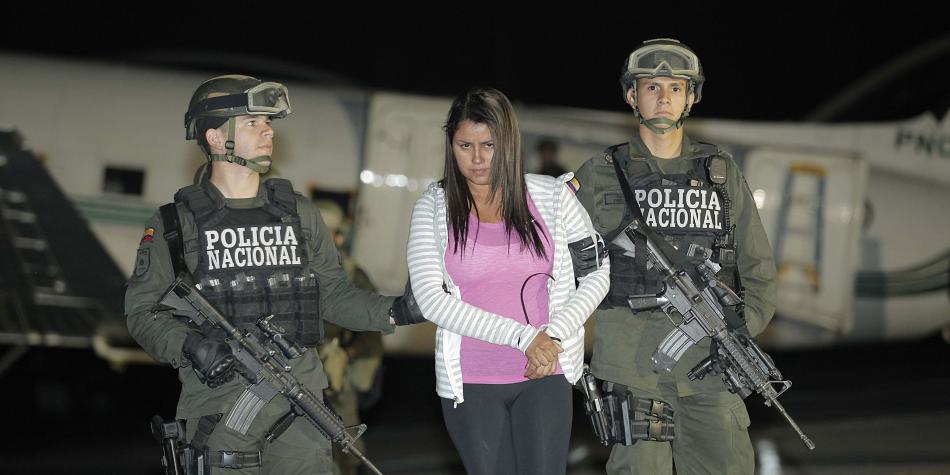 La mujer es pedida por Estados Unidos por administrar dinero producto de actividades de narcotráfico.
