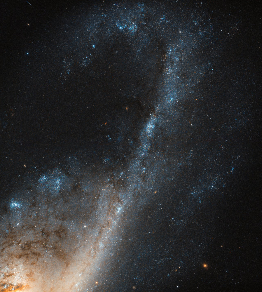 Esta imagen muestra la explosión estelar detectada por el telescopio espacial Hubble. | ESA/HUBBLE & NASA