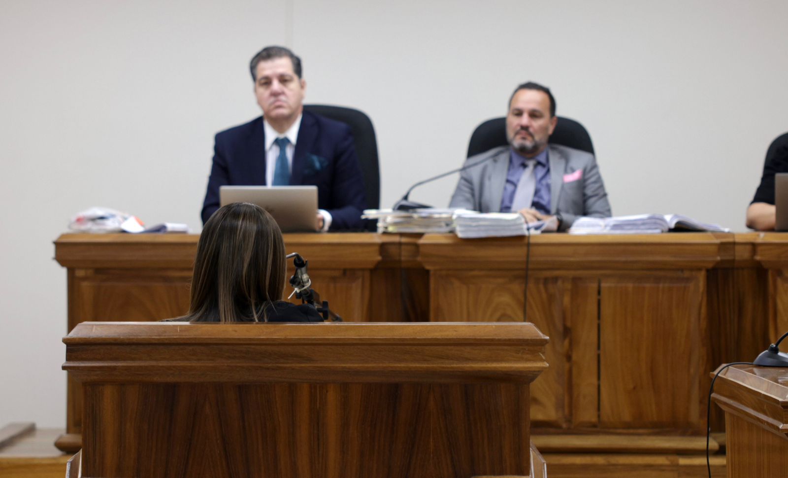 26-02-2026. Dos agentes del OIJ testificaron durante el sétimo día de juicio por el femicidio de Nadia Peraza.