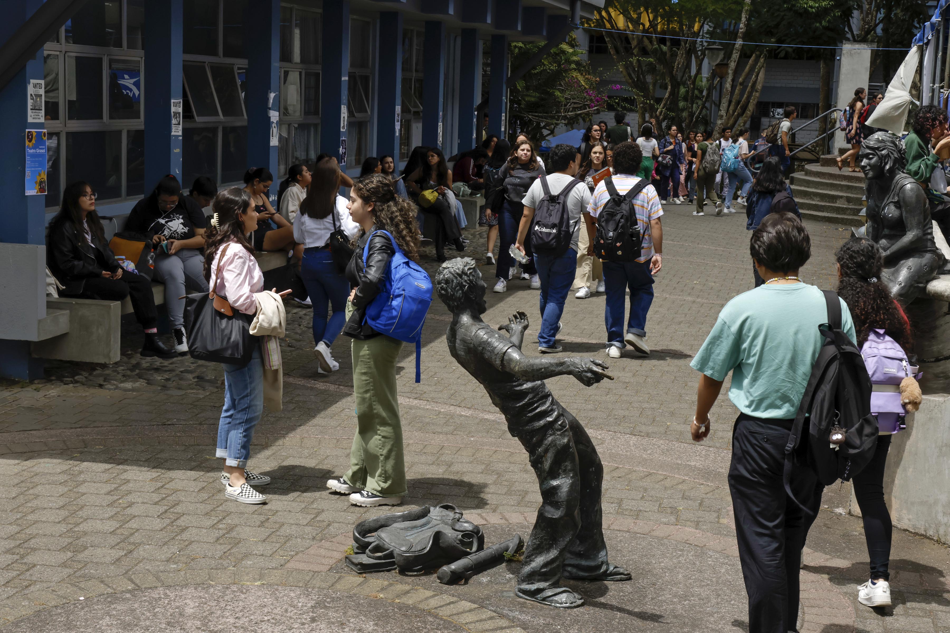 12/03/2024. Universidad de Costa Rica, San Pedro. Hora: 10:00 a.m. Fotografías del campus de la Universidad de Costa Rica (UCR), ubicada en San Pedro de Montes de Oca. Fotos: Mayela López