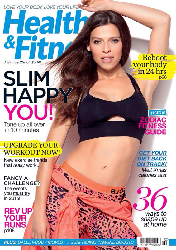 Tapa.La tica salió en la portada, en la editorial y en una entrevista sobre fitness. c .Coto / LN.