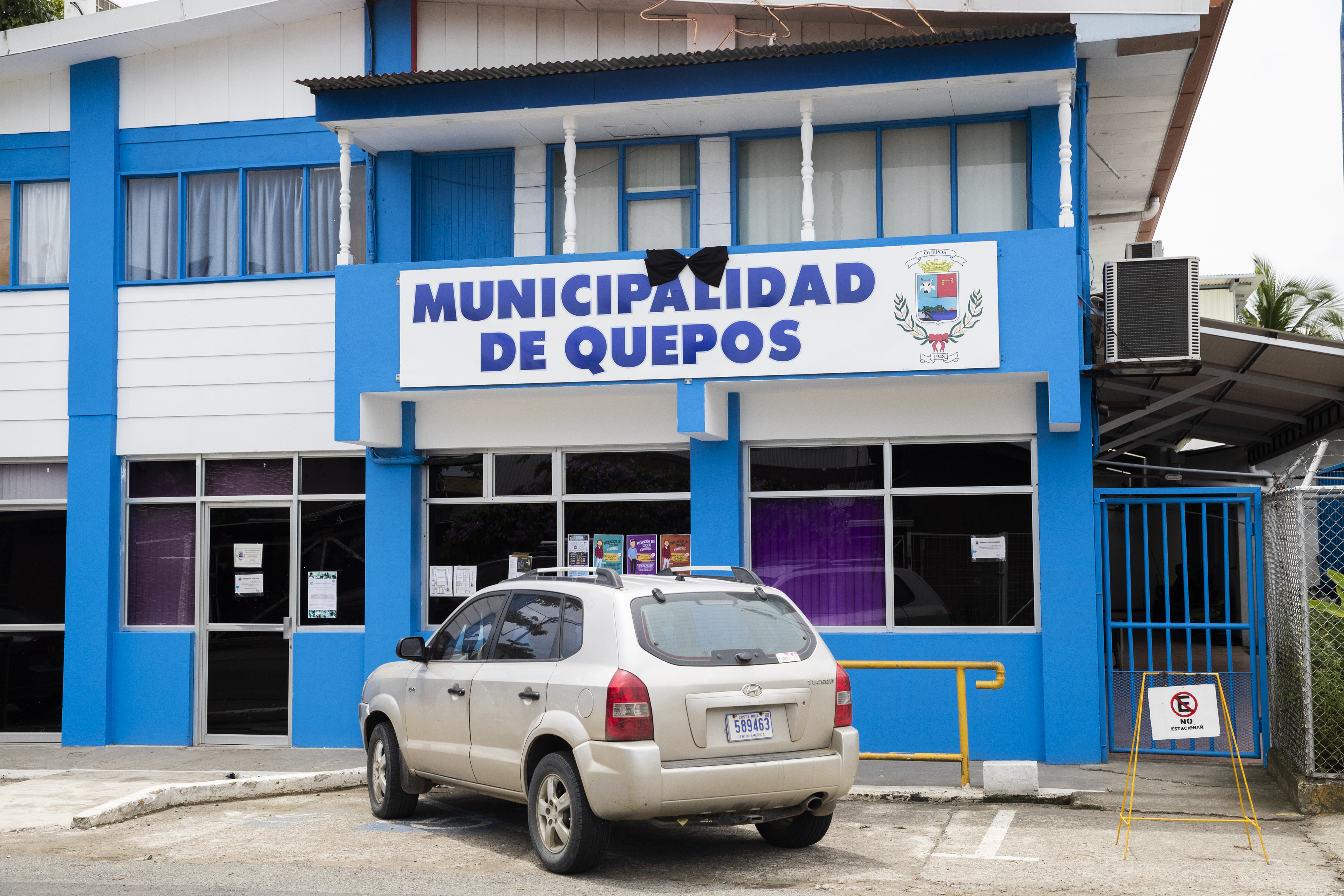 31/05/2019. Quepos, Puntarenas, Costa Rica. Fachada Municipalidad de Quepos Fotografía: Alejandro Gamboa Madrigal
