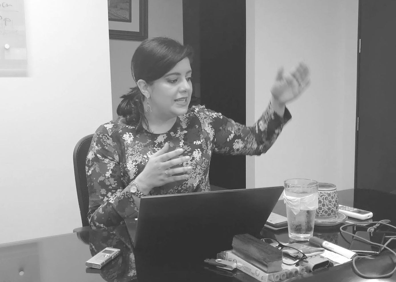 La ministra de Planificación, Pilar Garrido, explicó los detalles de la nueva versión del proyecto sobre empleo público. Foto: A. Sequeira.