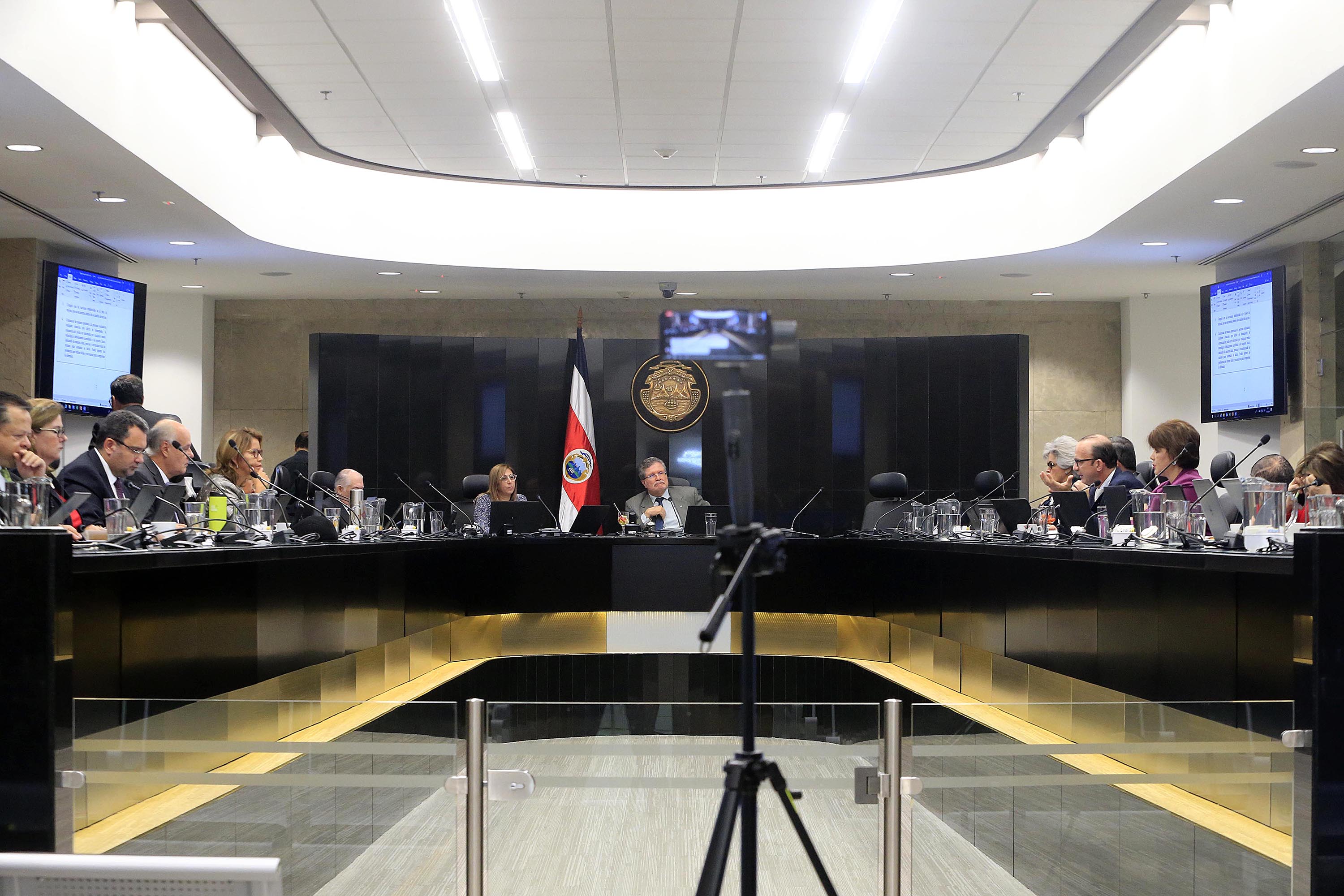 07/10/2019 Corte Suprema de Justicia. Sesión de Corte Plena en el nuevo edificio, bajo la presidencia del magistrado Fernando Cruz. Regreso al edificio de la Corte. Foto: Rafael Pacheco