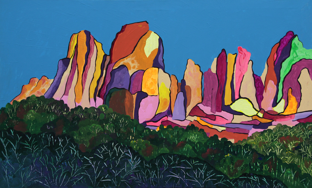 Crestones, del pintor Carlos Tapia.