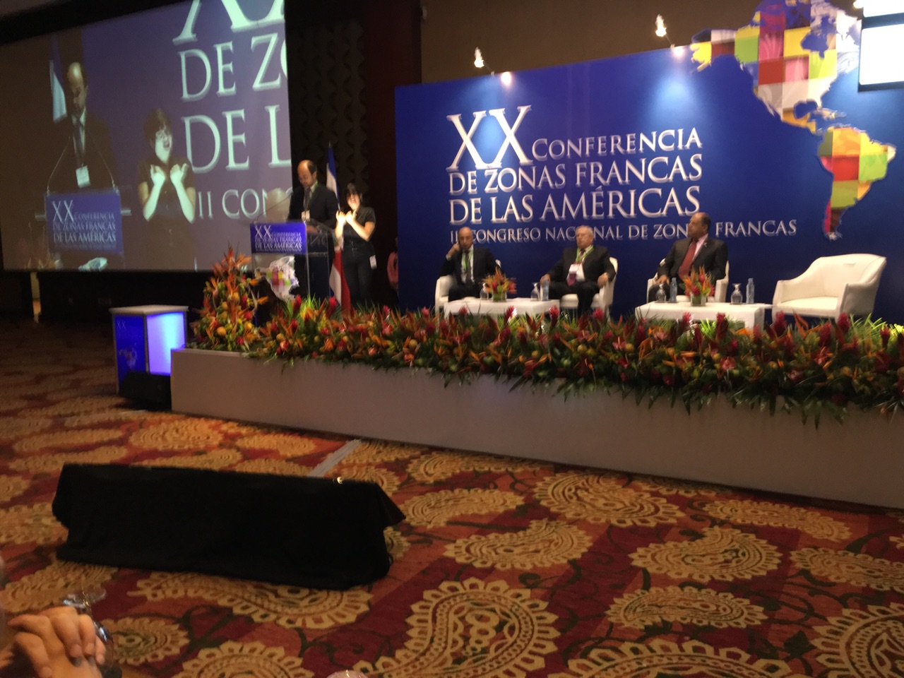 Inauguran conferencia de zonas francas de las Américas, con presencia del presidente Luís Guillermo Solis.