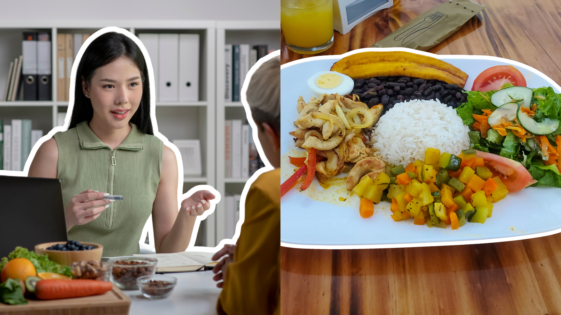 El equilibrio entre arroz, frijoles y vegetales es clave para que el plato tico sea realmente saludable.