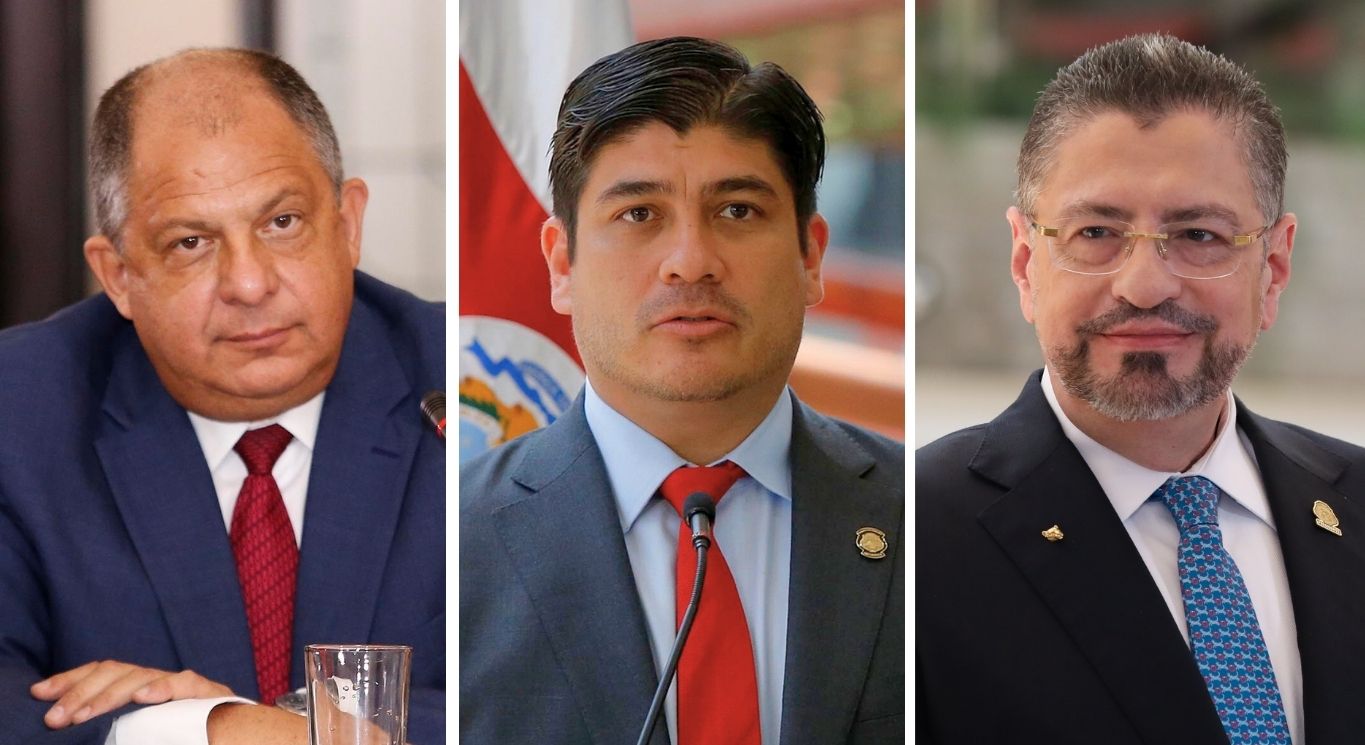 Luis Guillermo Solís, Carlos Alvarado y Rodrigo Chaves afrontaron reformas a las pensiones del Poder Judicial.