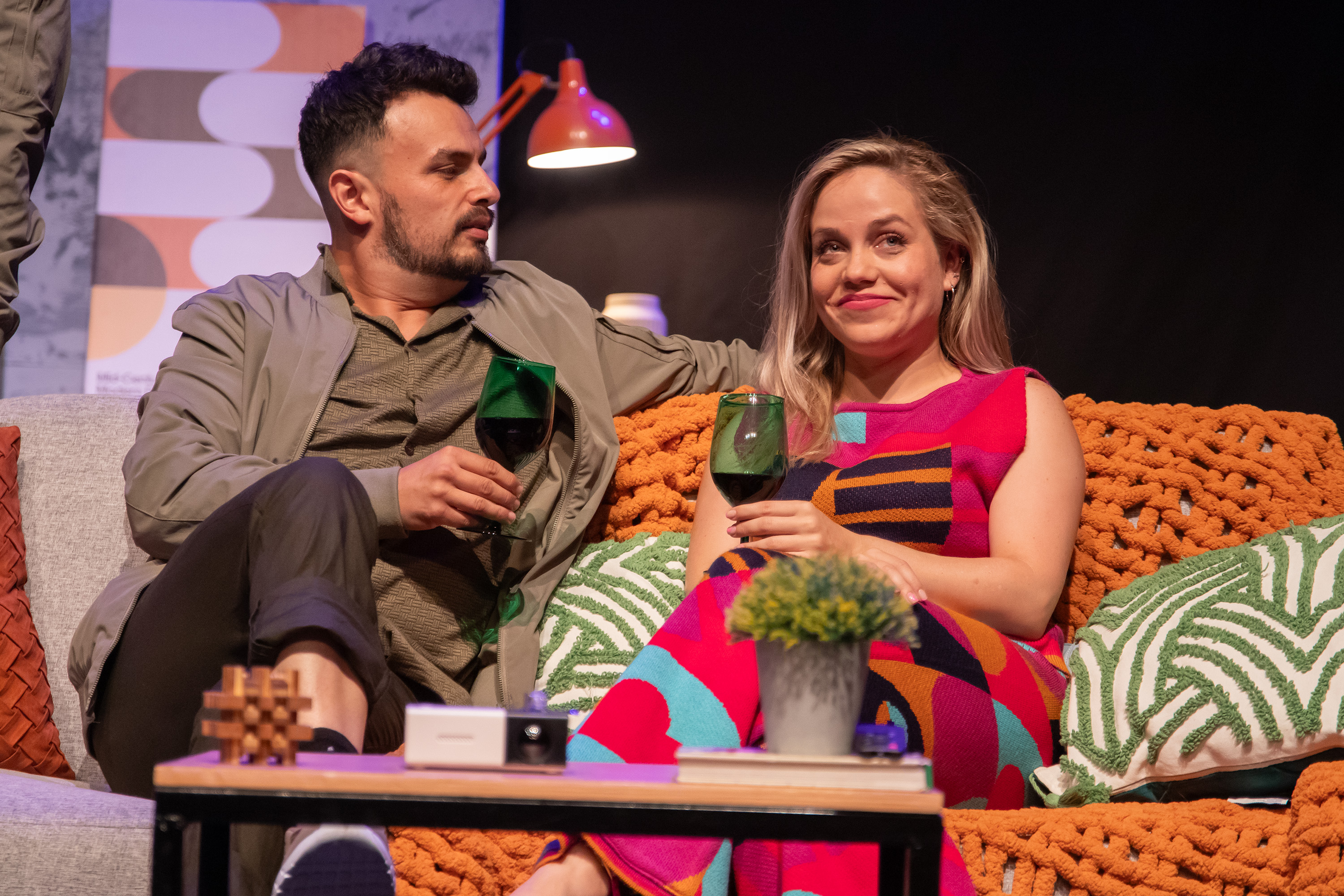 22/02/2024, San José, Ensayo general de la obra Así de simple, que se presenta en el Teatro Espressivo. El elenco está compuesto por Sofía Chaverri, Silvia Baltodano, Karla Barquero, Manuel Martín, Bruno Camacho y Javier Montenegro
